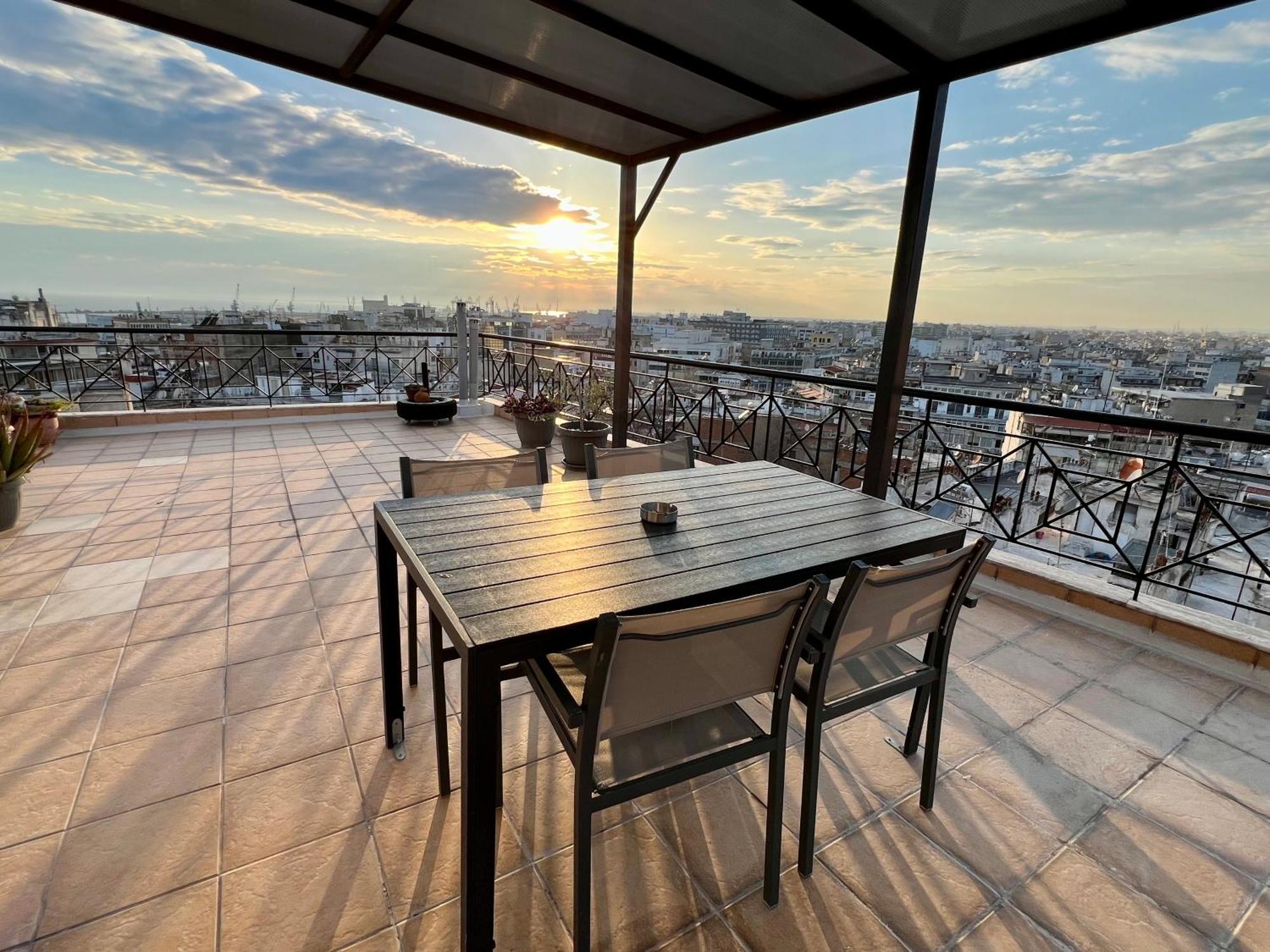180° Rooftop View Tesalónica Exterior foto