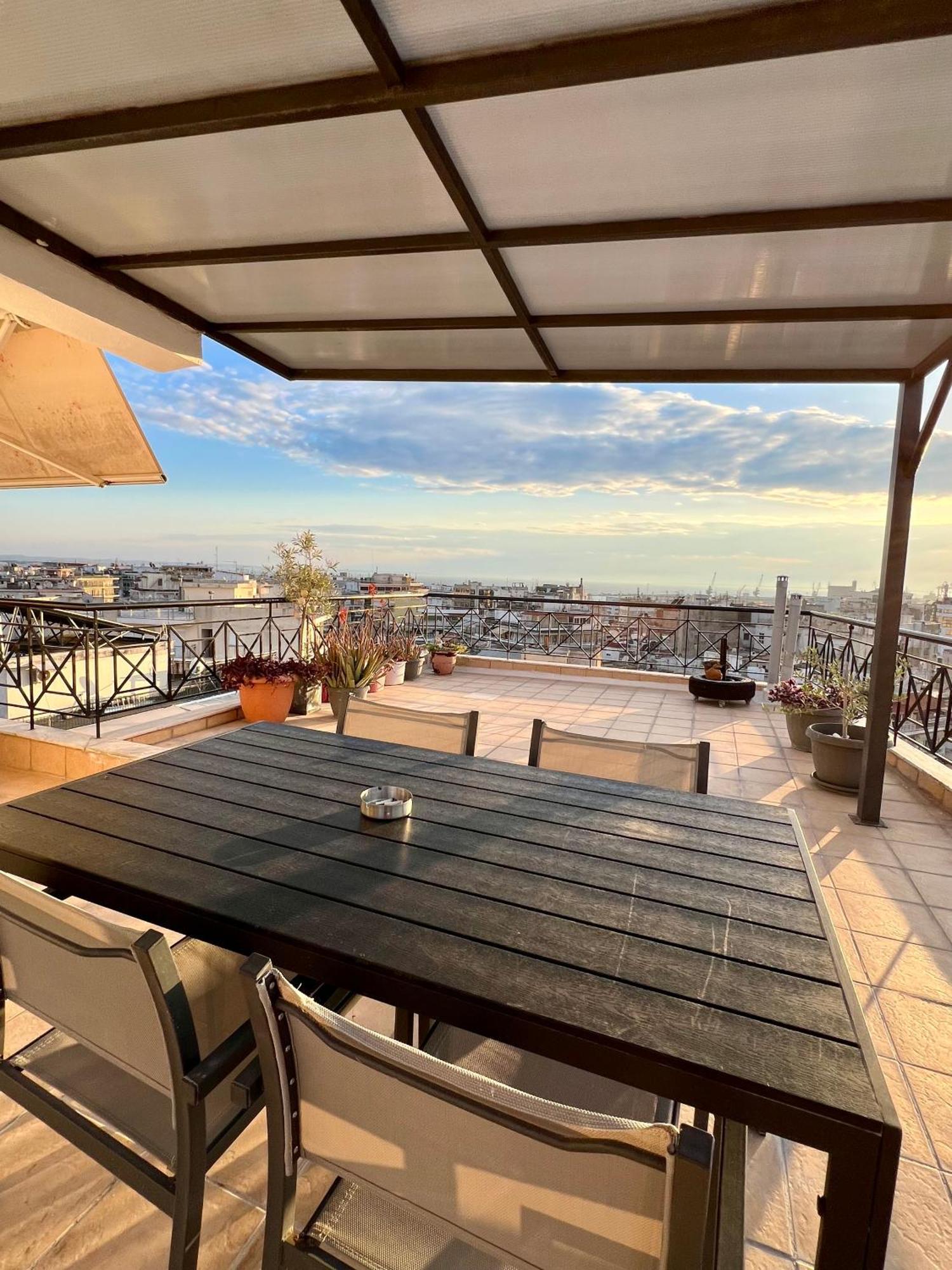 180° Rooftop View Tesalónica Exterior foto