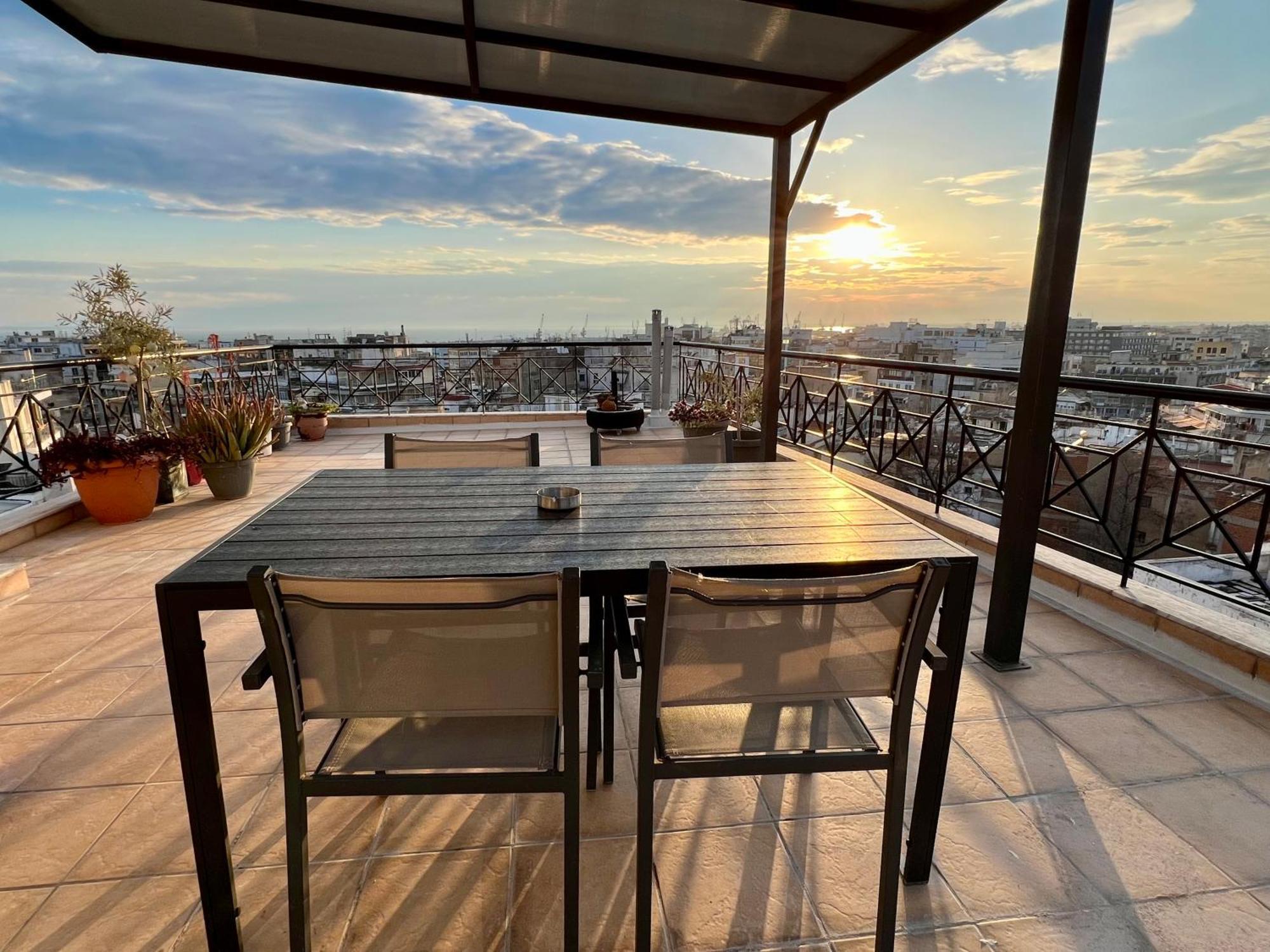 180° Rooftop View Tesalónica Exterior foto